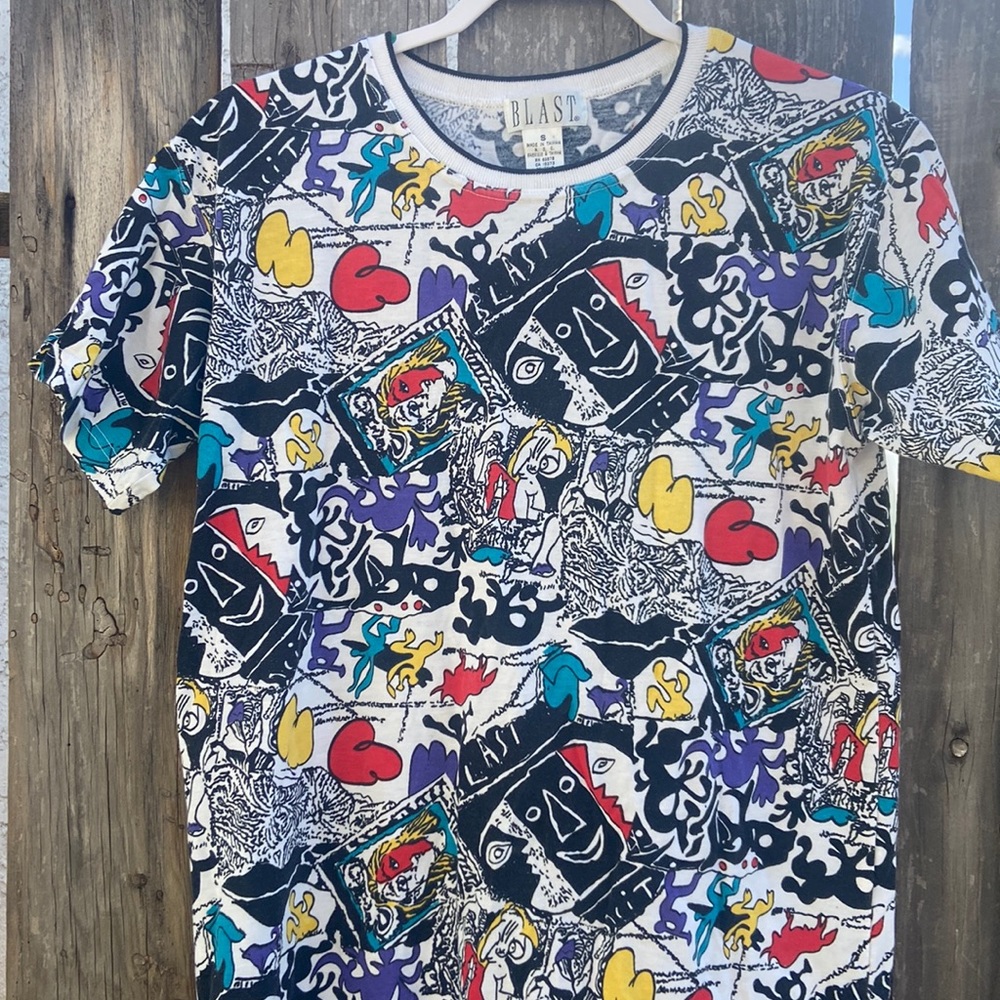 Men’s Large Abstract Art Shirt